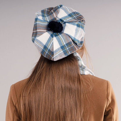 Tartan Brushed Wool Tam