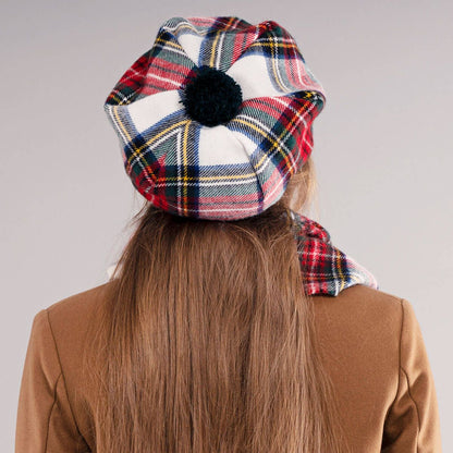 Tartan Brushed Wool Tam