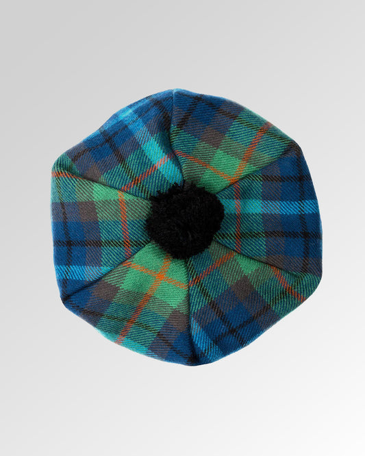 Tartan Brushed Wool Tam