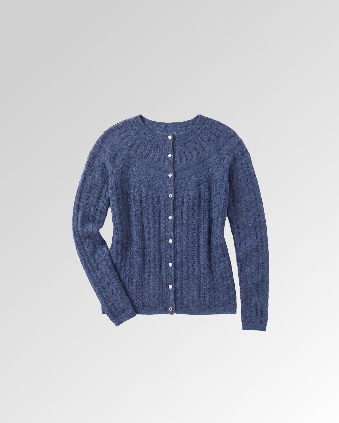 Vaila Lace Merino Wool Cardigan