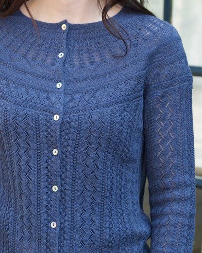 Vaila Lace Merino Wool Cardigan