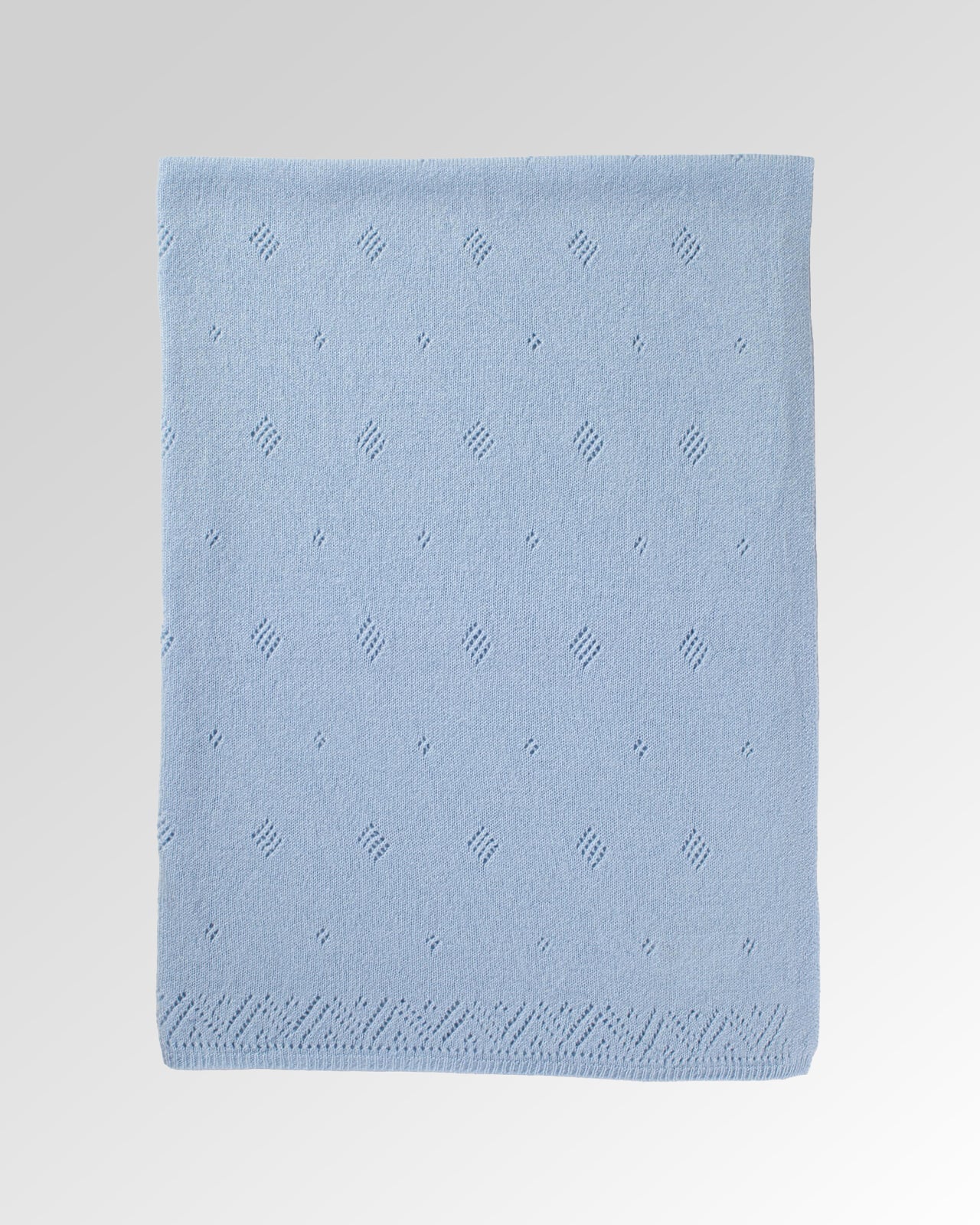 Pointelle Cashmere Baby Blanket