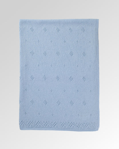 Pointelle Cashmere Baby Blanket