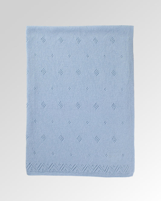 Pointelle Cashmere Baby Blanket