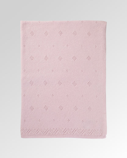 Pointelle Cashmere Baby Blanket