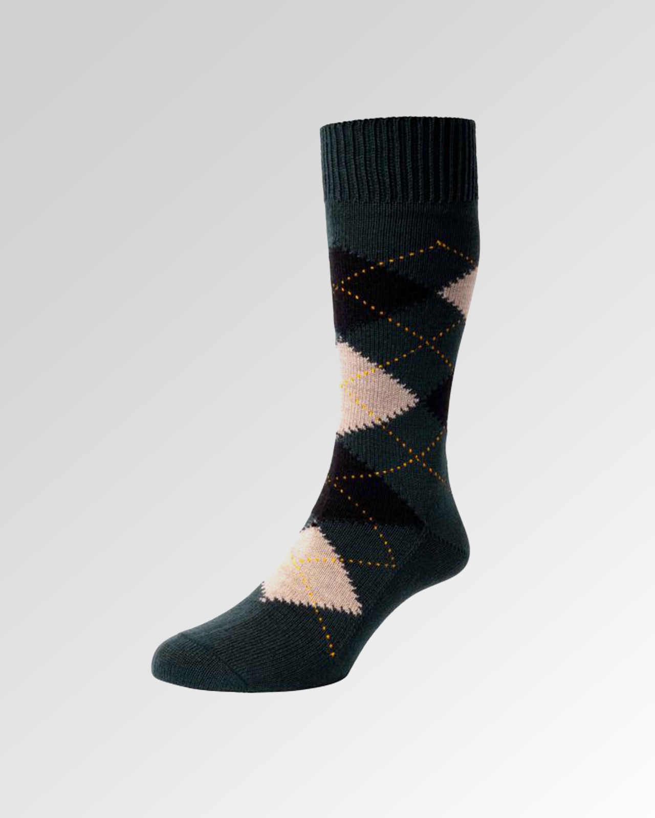 Racton Argyle Merino Wool Socks