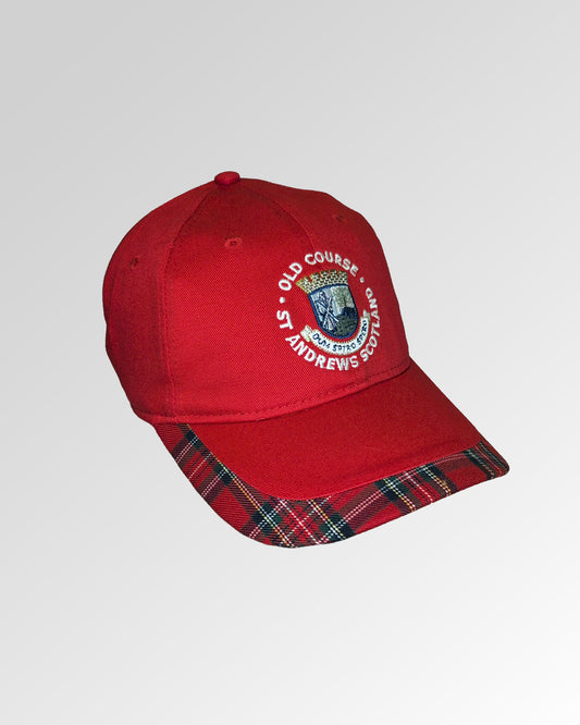 St Andrews Old Course Official Cap Tartan-Brim