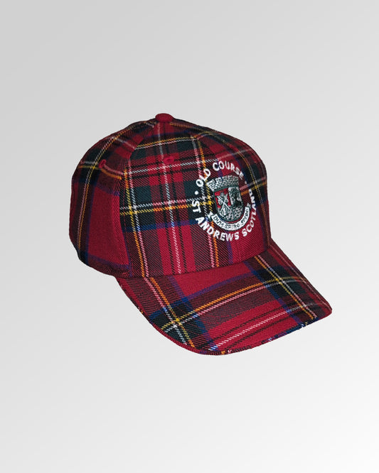 St Andrews Old Course Official Cap - Tartan