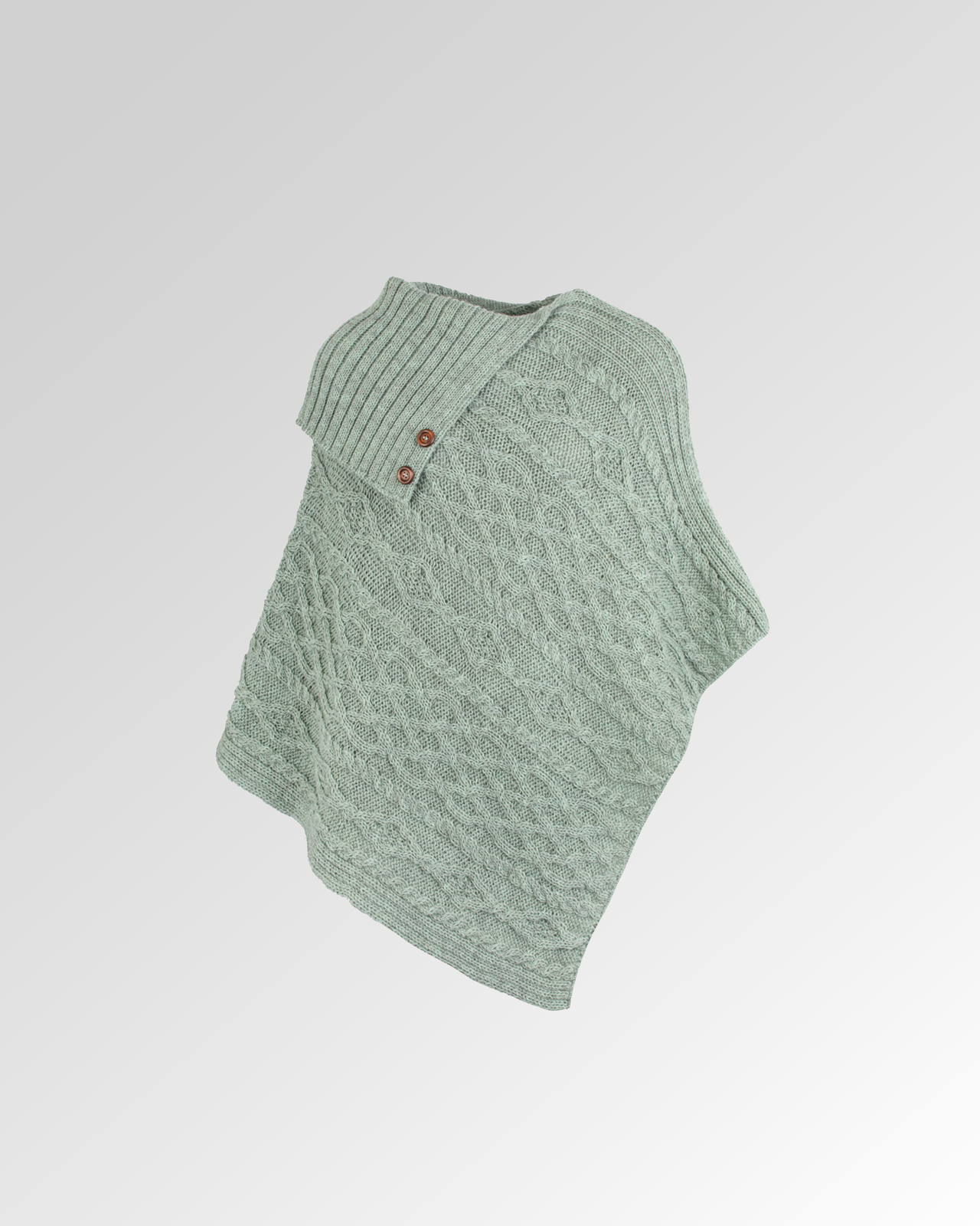 Ladies Long Neck Poncho