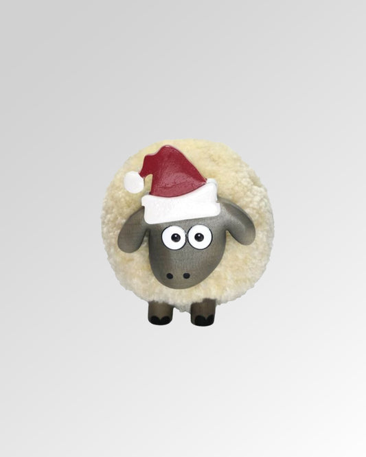 Large Festive Standing Sheep Pompom