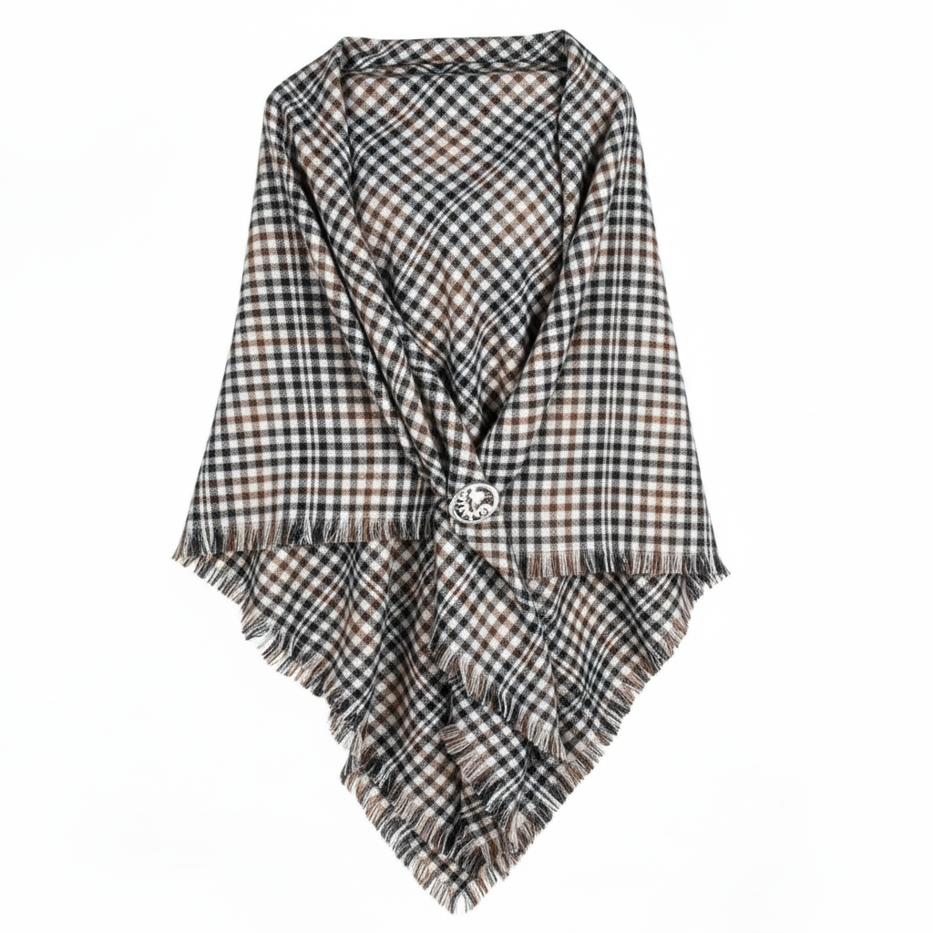 Lightweight Tartan Shawl