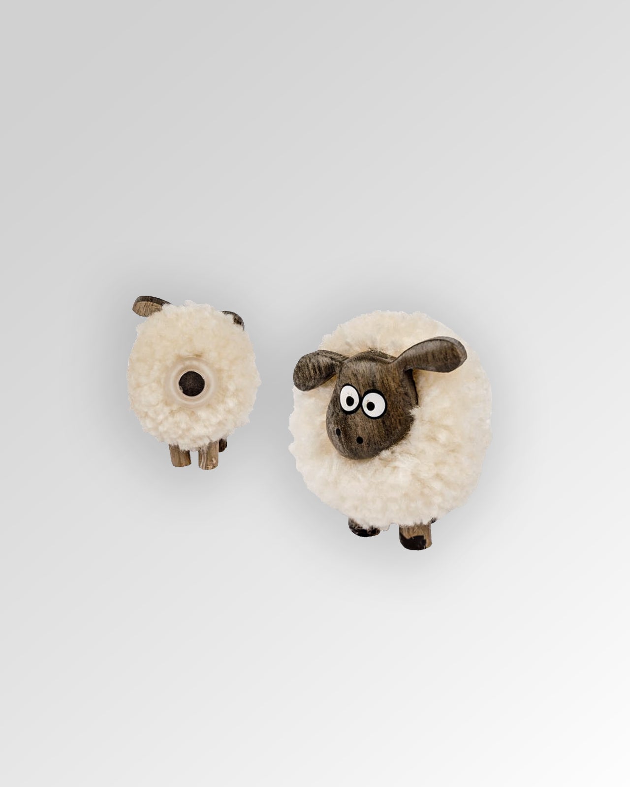 Mini Fluffy Sheep Pompom Fridge Magnet