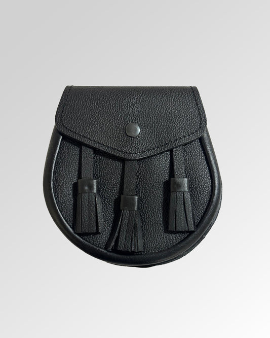 Leather Day Sporran With Chain