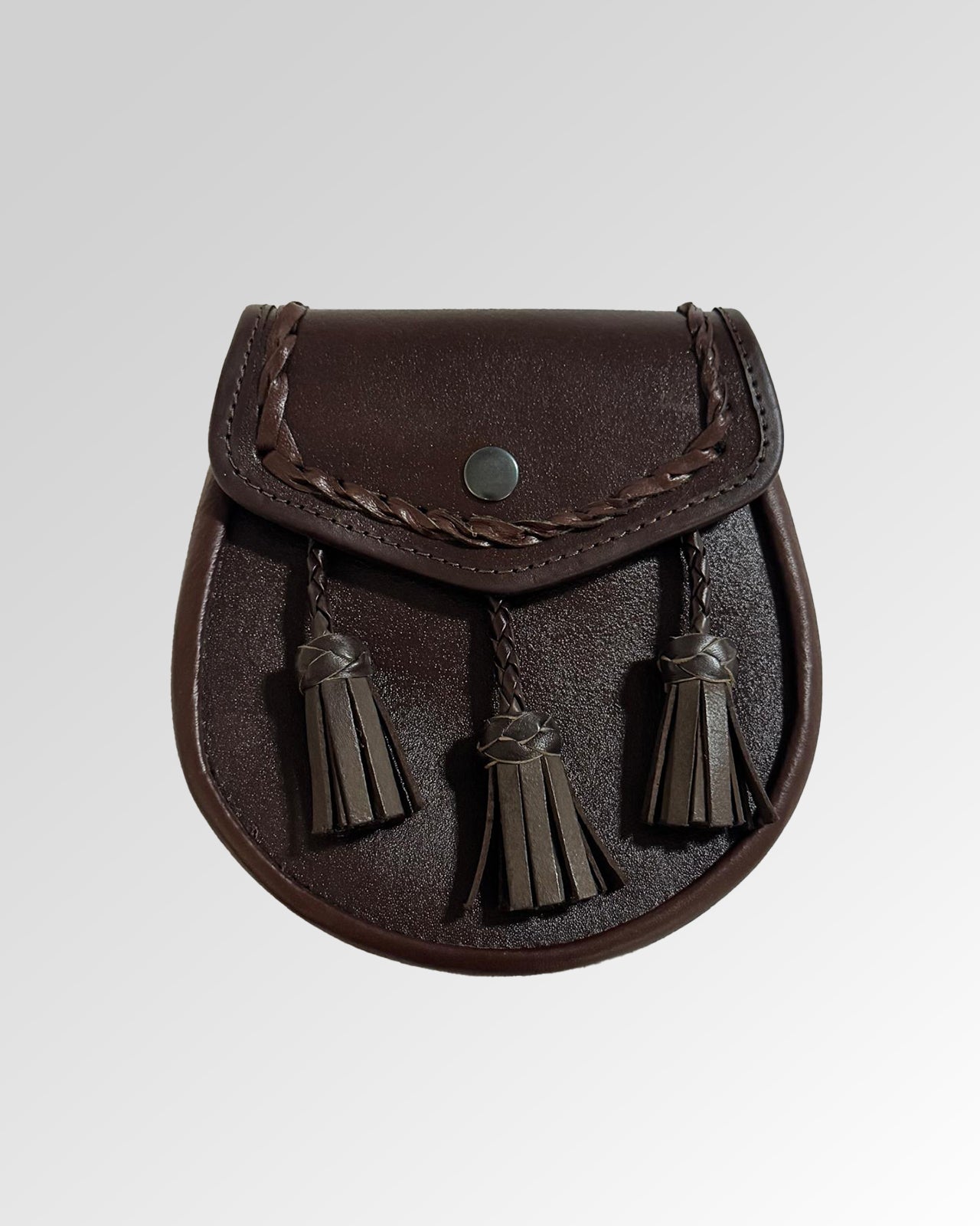 Leather Day Sporran With Chain