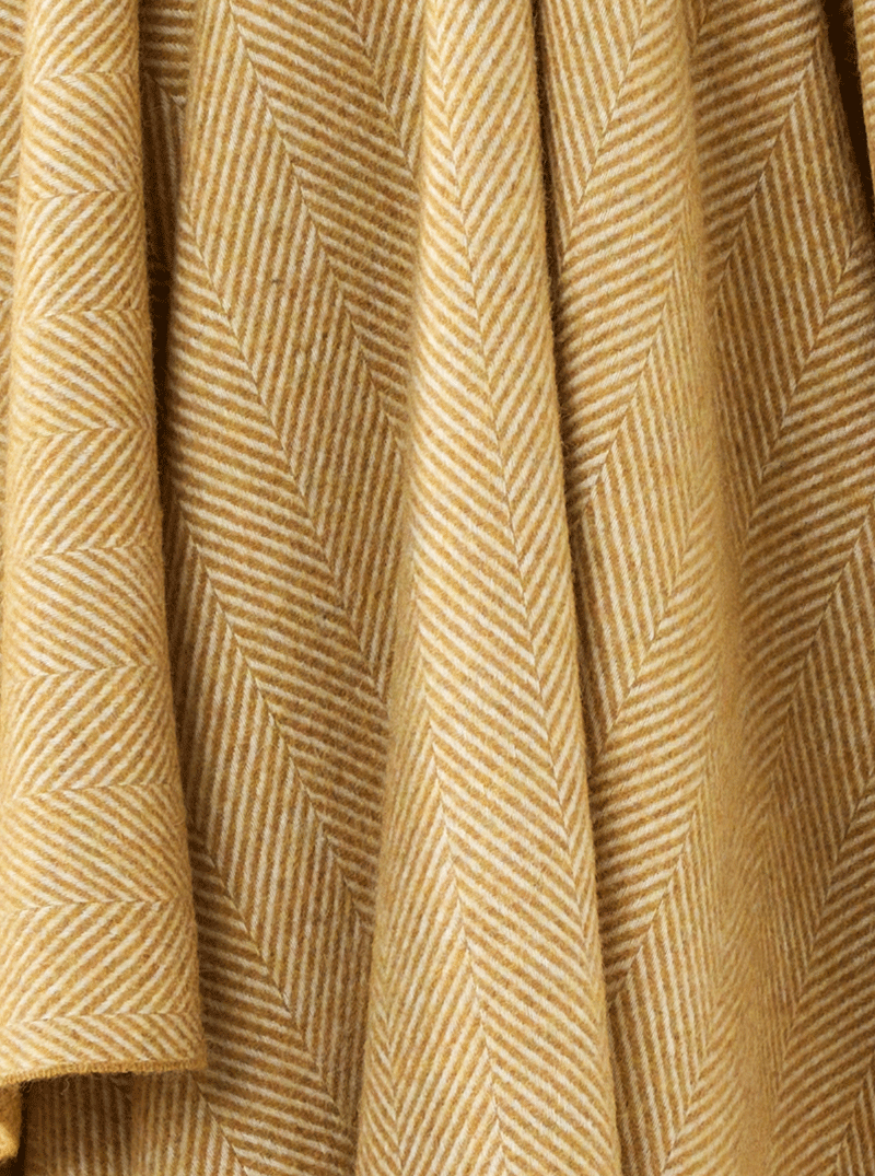 Herringbone Merino Throw