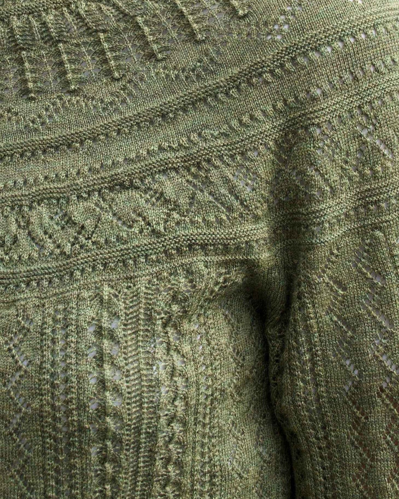 Vaila Lace Merino Wool Cardigan