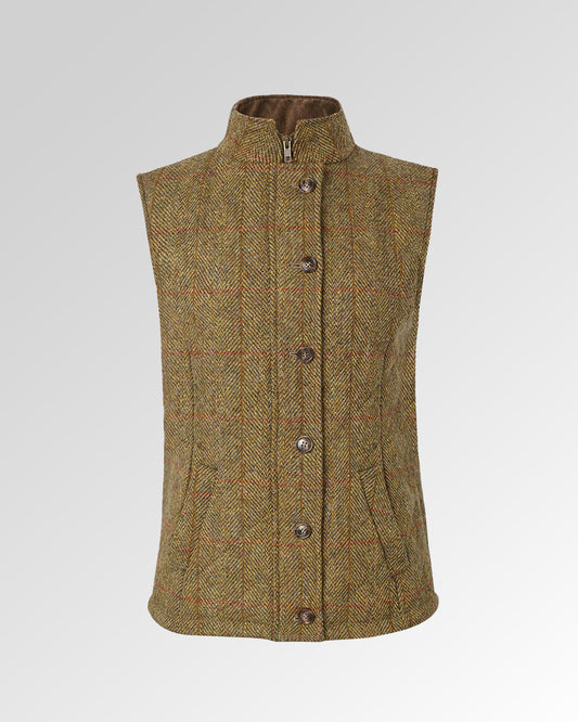Andrea Ladies Tweed Gilet